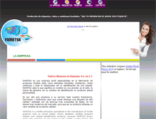 Tablet Screenshot of fametsacv.com.mx